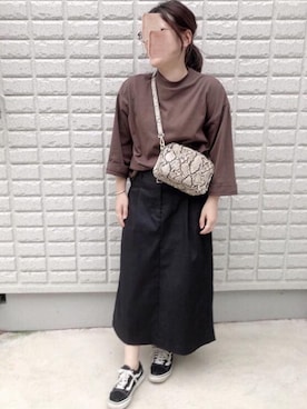 「ハイネックトップス」｜Ayumi0720さん（レディース・156cm）の秋コーディネート