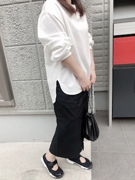 「NIKE（ナイキ）の【Nike】 Wmns Air Rift Breeze 848386-001/100（スニーカー）」を使った、Ayumi0720さん（レディース・156cm）の春コーディネート