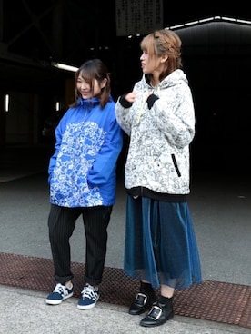 「ScoLar Parity（スカラーパリティ）のアイテム」を使った、ScoLar (スカラー) staffさん（レディース・166cm）の春コーディネート