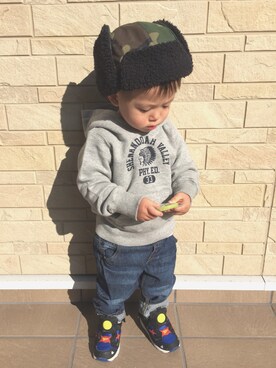 3taさん(キッズ・100cm)の冬コーディネート