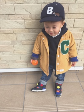 3taさん(キッズ・100cm)の冬コーディネート