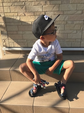 3taさん（キッズ・100cm）の夏コーディネート