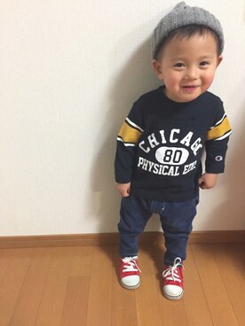 3taさん（キッズ・100cm）の春コーディネート