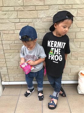 3taさん（キッズ・100cm）の夏コーディネート