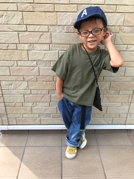 3taさん（キッズ・100cm）の秋コーディネート