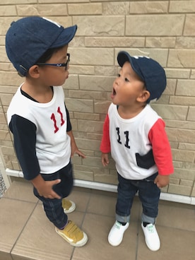 3taさん(キッズ・100cm)の秋コーディネート