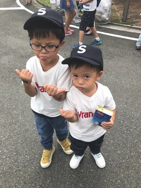 3taさん（キッズ・100cm）の秋コーディネート