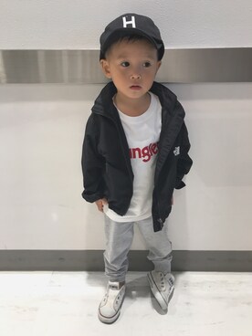 3taさん（キッズ・100cm）の秋コーディネート