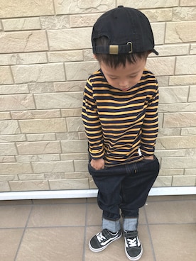 3taさん（キッズ・100cm）の秋コーディネート