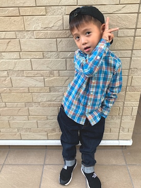 3taさん（キッズ・100cm）の秋コーディネート