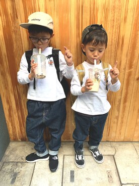 3taさん（キッズ・100cm）の秋コーディネート