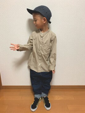 3taさん（キッズ・120cm）の秋コーディネート