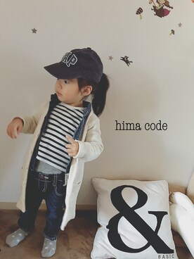 ひぃちゃんさん（キッズ・80cm）の秋コーディネート