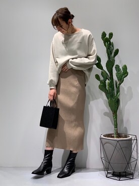 rinaさん（レディース・165cm）の冬コーディネート