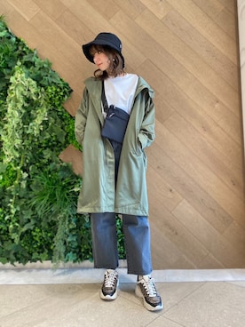 「H&M（エイチ・アンド・エム）のアイテム（スニーカー）」を使った、rinaさん（レディース・165cm）の春コーディネート