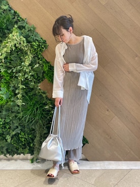 「COLONY2139」｜「アイテム（ワンピース/ドレス）」を使った、rinaさん（レディース・165cm）の春コーディネート