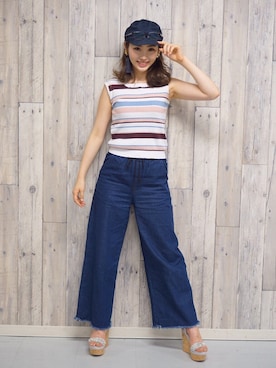 「JILL by Jillstuart」｜「アイテム（雑誌）」を使った、MONA   さん（レディース・162cm）の夏コーディネート