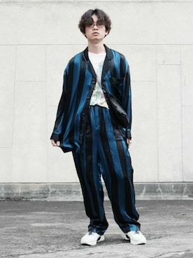 「CONVERSE TOKYO（コンバーストウキョウ）のアイテム（バッグ）」を使った、takuya matsudaさん（メンズ・169cm）の春コーディネート