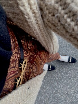 「Kastane（カスタネ）のアイテム（スカート、ブラウン系）」を使った、ぴさん（レディース）の夏コーディネート