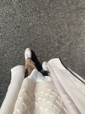 「e.r.g*（イーアールジー）のアイテム」を使った、ぴさん（レディース・164cm）の冬コーディネート