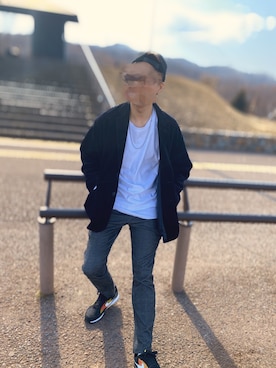 「Right-on（ライトオン）のアイテム（タンクトップ）」を使った、あらじんさん（メンズ・174cm）の春コーディネート