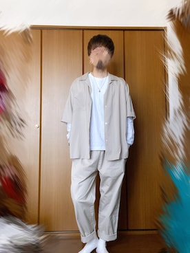 「ARMANI EXCHANGE（アルマーニエクスチェンジ）のアイテム（腕時計）」を使った、あらじんさん（メンズ・174cm）の春コーディネート