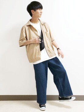 「Chaco closet（チャコ クローゼット）のアイテム」を使った、UNIさん（メンズ・169cm）の春コーディネート