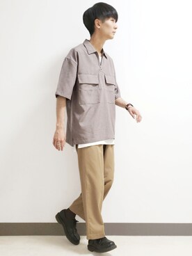 「jiggys shop（ジギーズショップ）のアイテム」を使った、UNIさん（メンズ・169cm・20代）の夏コーディネート