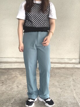 「OZOC（オゾック）のアイテム（アクセサリー）」を使った、cocoさん（レディース・150cm）の夏コーディネート
