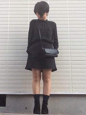 「アイテム（ブーティ）」を使った、華 音さん（レディース・144cm・10代）の秋コーディネート