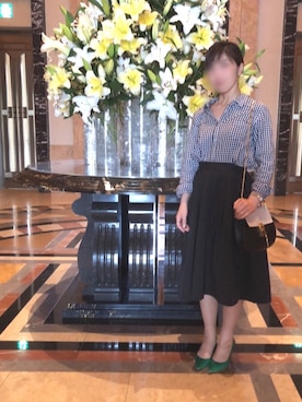 「NADIN（ナディン）のアイテム」を使った、kumahiさん（レディース・156cm）の春コーディネート