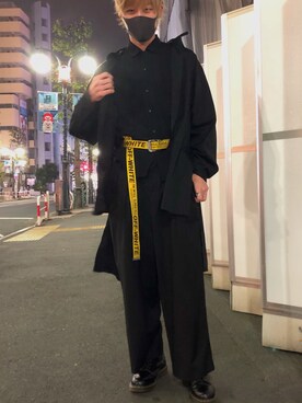 こまりょうさんの（Yohji Yamamoto | ヨウジヤマモト）を使ったコーディネート