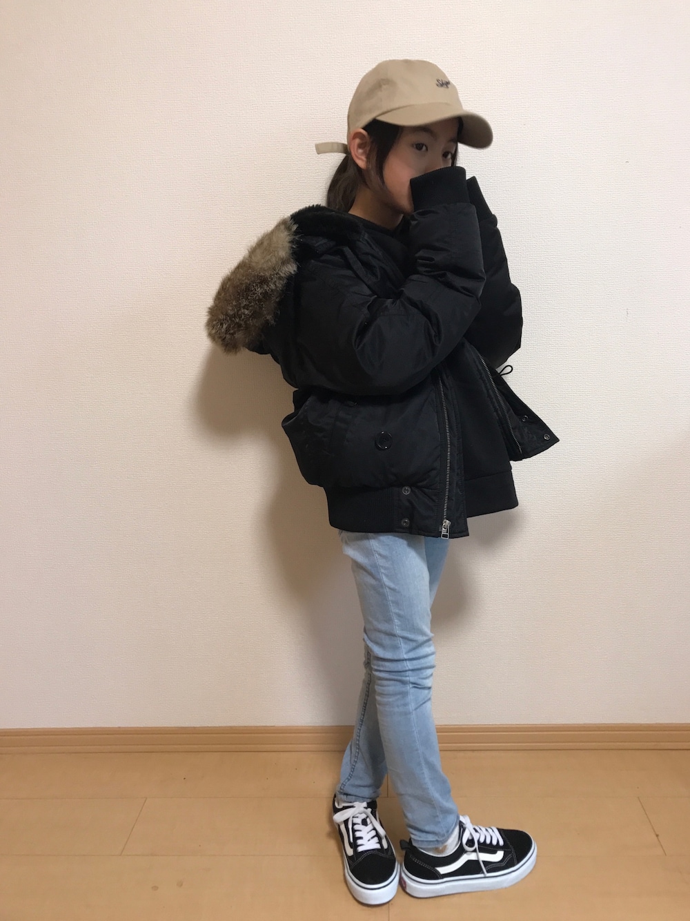 MA-1を使った「ラルフローレン」のキッズ人気ファッション