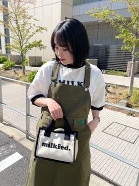 山口紗英さん（レディース・157cm）の春コーディネート