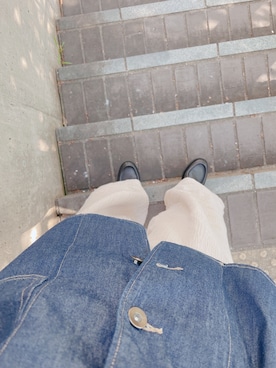 「FASHIRUのアイテム（パンツ、ベージュ系）」を使った、Tさん（レディース・150cm）の春コーディネート