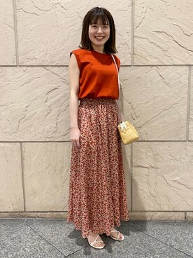 西平さん（レディース・160cm）の夏コーディネート