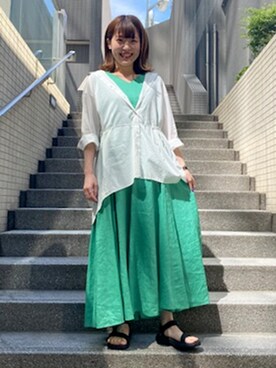 西平さん(レディース・160cm)の夏コーディネート