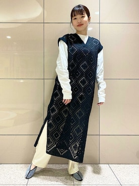 西平さん（レディース・160cm）の春コーディネート