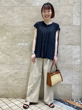 西平さん（レディース・160cm）の春コーディネート