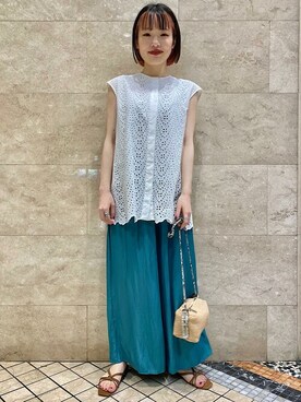 西平さん(レディース・160cm)の春コーディネート