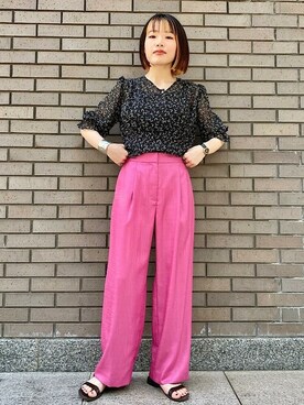 西平さん（レディース・160cm）の夏コーディネート