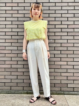 西平さん（レディース・160cm）の夏コーディネート