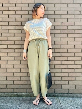 西平さん（レディース・160cm）の夏コーディネート