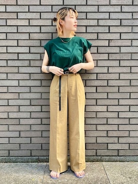 西平さん（レディース・160cm）の夏コーディネート