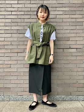 西平さん(レディース・160cm)の夏コーディネート