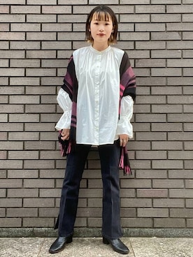 西平さん（レディース・160cm）の秋コーディネート