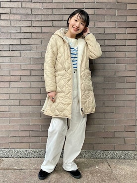 西平さん(レディース・160cm)の冬コーディネート