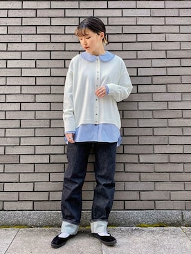 「Urvin」｜西平さん（レディース・160cm）の冬コーディネート