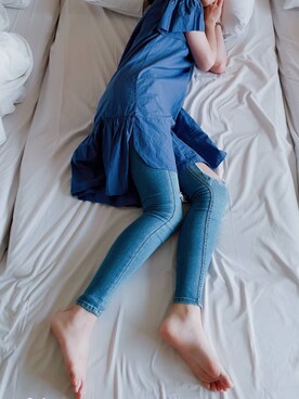 「a fadのアイテム」を使った、芸宛さん（レディース・166cm）の夏コーディネート