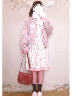 「Cocoonist（コクーニスト）のアイテム」を使った、このこさん（レディース・163cm）の冬コーディネート